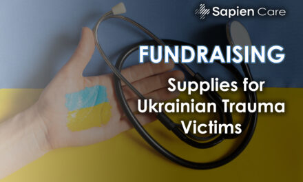 Fundraising supplies for Ukrainian trauma victims